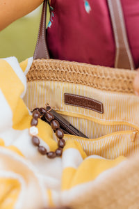 Poppy & Blush - Rafia Bag