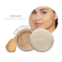 jane iredale Amazing Base Loose Mineral Powder Warm Sienna met warmgele ondertoon voor medium huidtinten