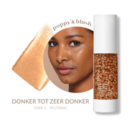 jane iredale HydroPure Tinted Serum Dark 6 met neutrale ondertoon voor donkere tot zeer donkere huidtinten