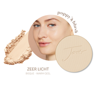 jane iredale PurePressed Base Mineral Foundation Refill Bisque met warmgele ondertoon voor zeer lichte huidtinten