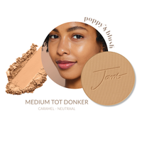 jane iredale PurePressed Base Mineral Foundation Refill Caramel met neutrale ondertoon voor medium tot donkere huidtinten