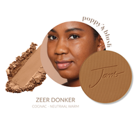 jane iredale PurePressed Base Mineral Foundation Refill Cognac met neutraal warme ondertoon voor zeer donkere huidtinten