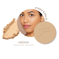 jane iredale PurePressed Base Mineral Foundation Refill Golden Glow met warmgele ondertoon voor medium huidtinten