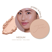 jane iredale PurePressed Base Mineral Foundation Refill Honey Bronze met koelroze ondertoon voor medium huidtinten