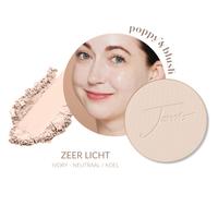 jane iredale PurePressed Base Mineral Foundation Refill Ivory met neutraal koele ondertoon voor zeer lichte huidtinten