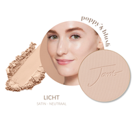 jane iredale PurePressed Base Mineral Foundation Refill Satin met neutrale ondertoon voor lichte huidtinten