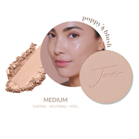 jane iredale PurePressed Base Mineral Foundation Refill Suntan met neutraal koele ondertoon voor medium huidtinten