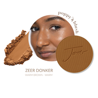 jane iredale PurePressed Base Mineral Foundation Refill Warm Brown met warme ondertoon voor zeer donkere huidtinten