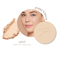 jane iredale PurePressed Base Mineral Foundation Refill Warm Silk met warmgele ondertoon voor lichte huidtinten