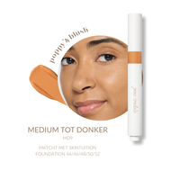 jane iredale Skintuition Brightening Under Eye Concealer MD9 medium tot donker voor het verhelderen van donkere kringen, matcht met Skin Tuition Foundation 44, 46, 48, 50 en 52