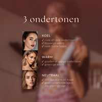 Glow Bronze Foam zelfbruiners voor verschillende huidondertonen. Ontdek of jouw huid een koele, warme of neutrale ondertoon heeft en kies de zelfbruiner die het mooiste, natuurlijke resultaat geeft.